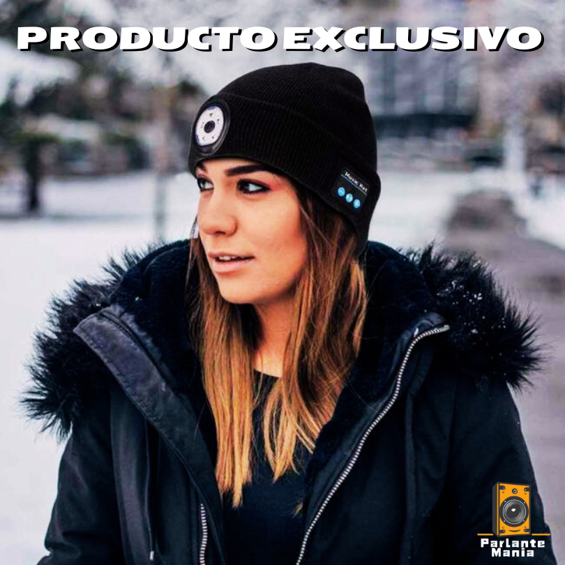 🧢GORRO BLUETOOTH CON LUZ LED🔦