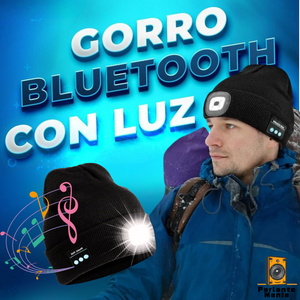 🧢GORRO BLUETOOTH CON LUZ LED🔦